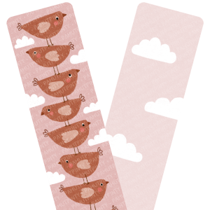 Madárkás könyvjelző