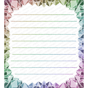 "Kristályok" jegyzettömb