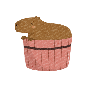 "Capybara chill" matrica