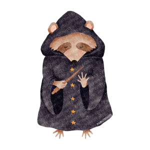 "Mágikus mosómedve" matrica