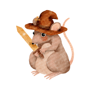 "Mágikus patkány" matrica