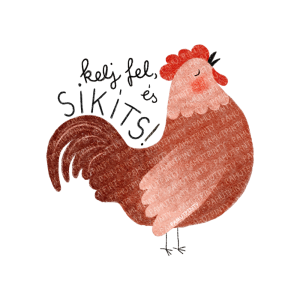 "Kelj fel, és sikíts" matrica