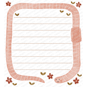 "Gilisztavasz" jegyzettömb