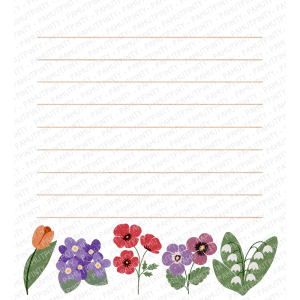 "Virágoskert" jegyzettömb