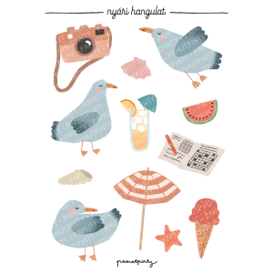 "Nyári hangulat" matricaív